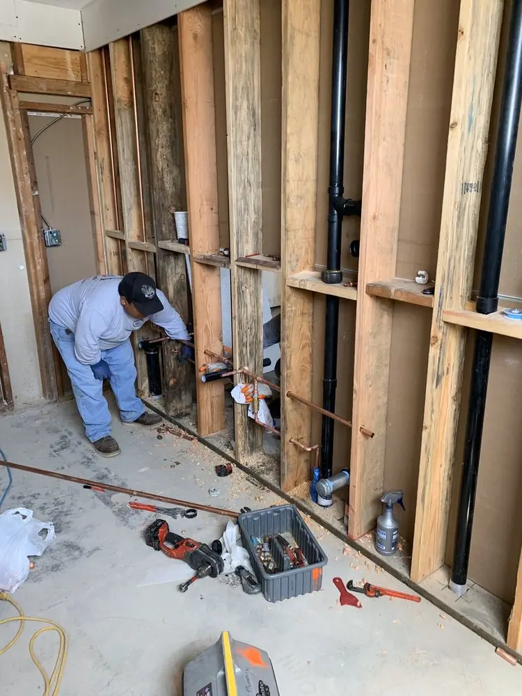 Commercial rough-in plumbing for Gas Line Repair in Kenwood Hills
